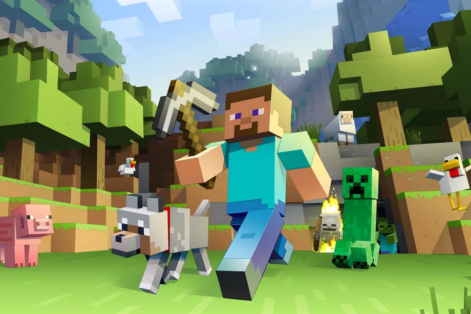 Minecraft game tile